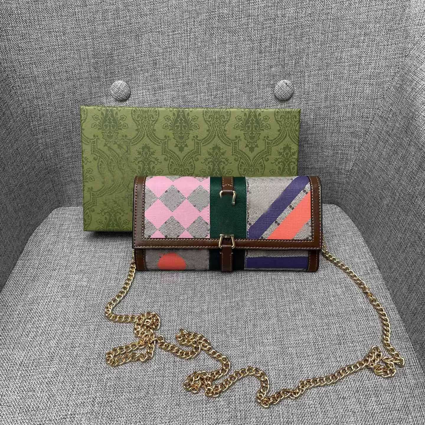 

Wholesale geometric color wallet designer bullet head push lock high quality environmental protection canvas material metal chain handbag, Customize