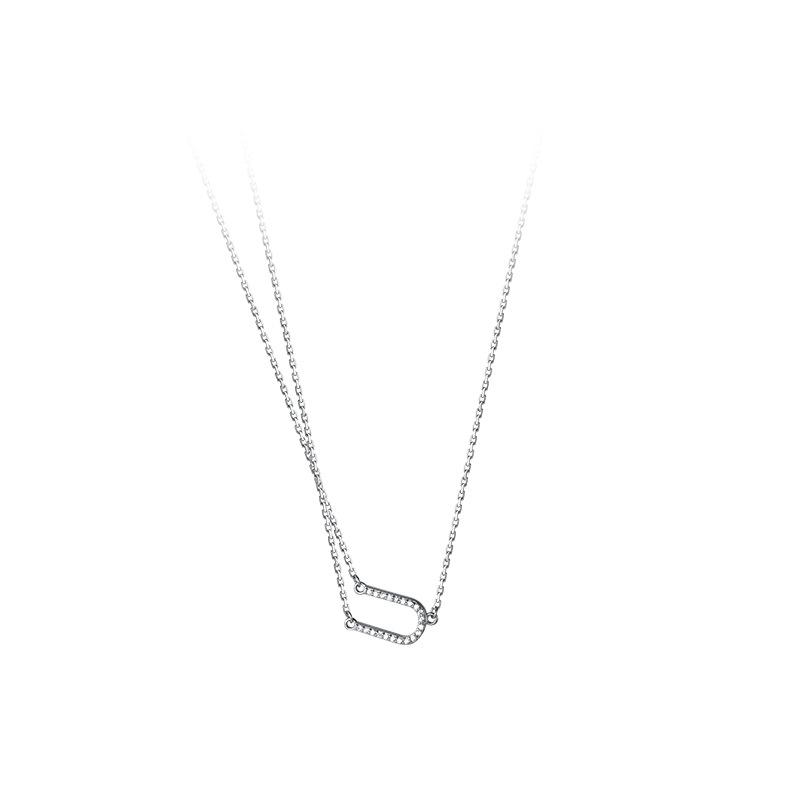 

Chokers Sterling Silver Sweet Choker Necklaces Double Layered Letter Dainty Rolo Chain Jewelry For WomenChokersChokers