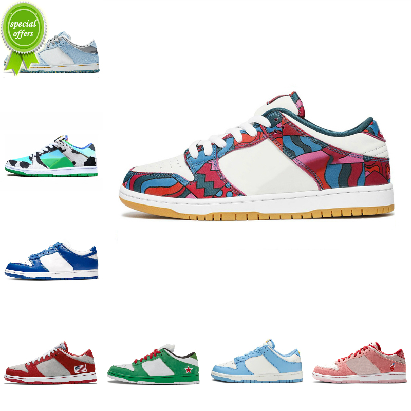 

High Quality dunkSB Running Shoes Mens Women Chicago Court Purple Coast UNC Parra Black White Sail Lemon Drop Photon Dust Laser Orange Sean