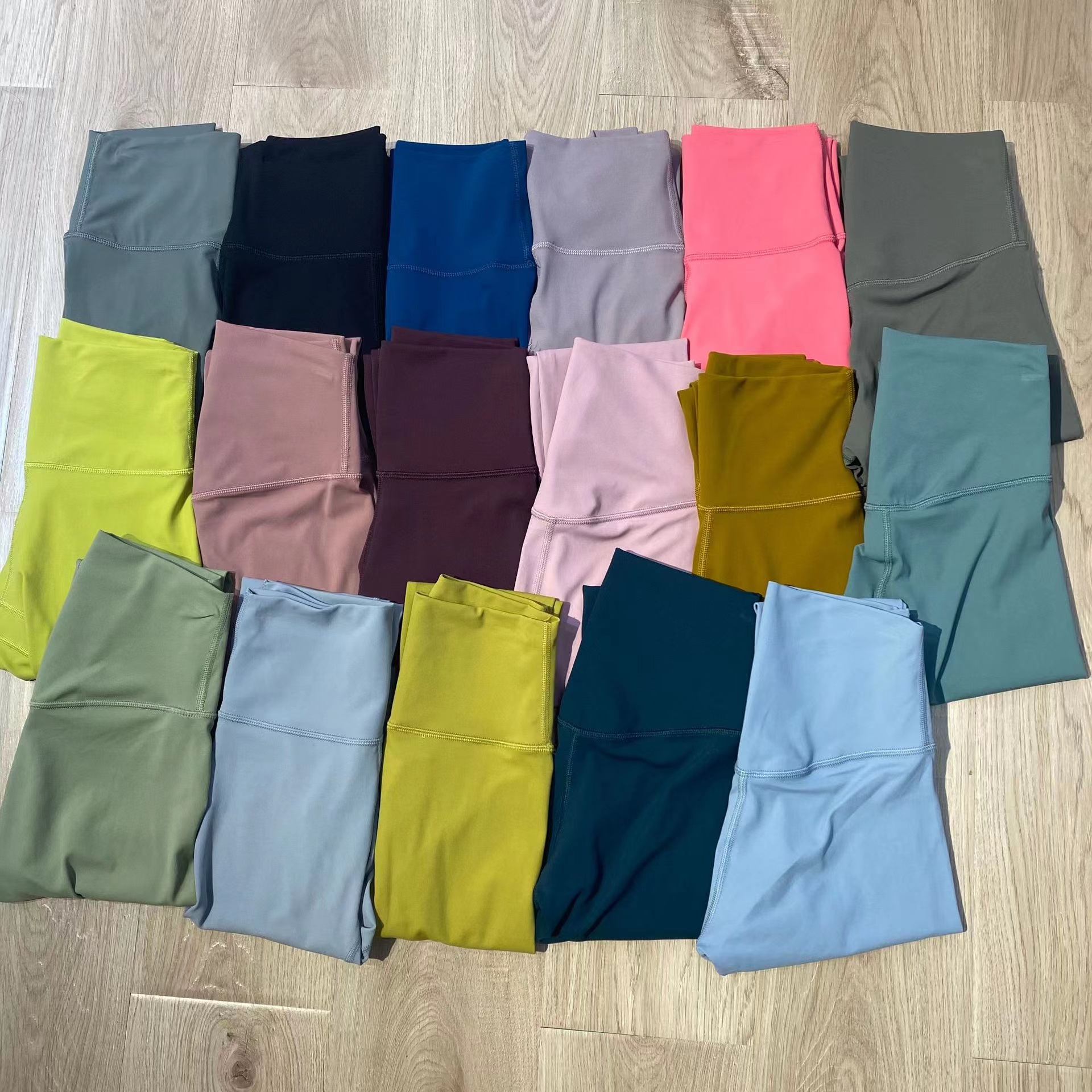 

2022 Gym Clothes Women Yoga Leggings Align Pants Nude High Waist Running fitness Sport Leggings Tight Workout Trouses