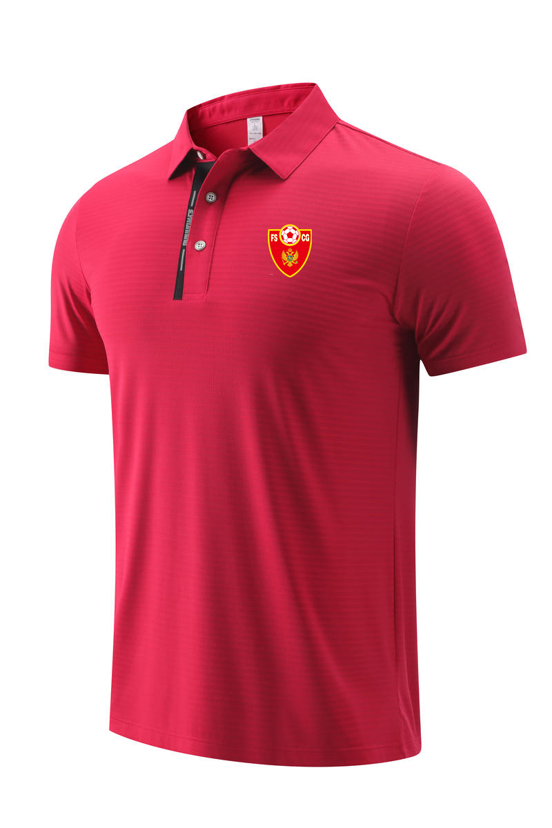 

22 Montenegro national football team POLO Soccer Fans shirts for men and women in summer breathable dry ice mesh fabric sports T-shirt LOGO can be customized., No 3
