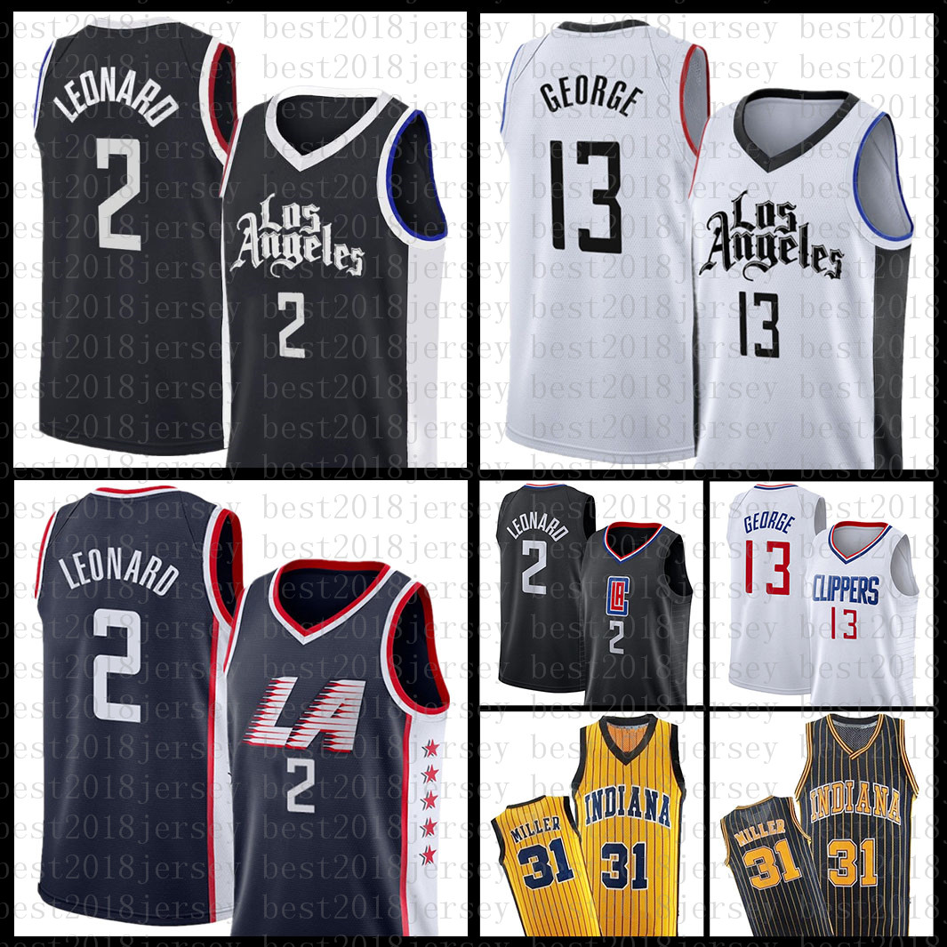 

Basketball Jersey 31 Kawhi Leonard Paul George Los Mens Angeles Pink Clipper Indiana Grey Pacer 2 13 Reggie Miller Grey, Jersey-buxingzhe