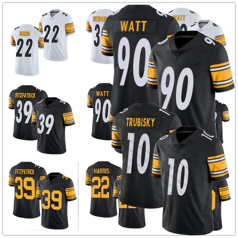 

10 Mitchell Trubisky Jersey Men 3 Dwayne Haskins 22 Najee Harris 39 Minkah Fitzpatrick 11 Chase Claypool 90 T.J. Watt 43 Troy Polamalu Football Jerseys, Color