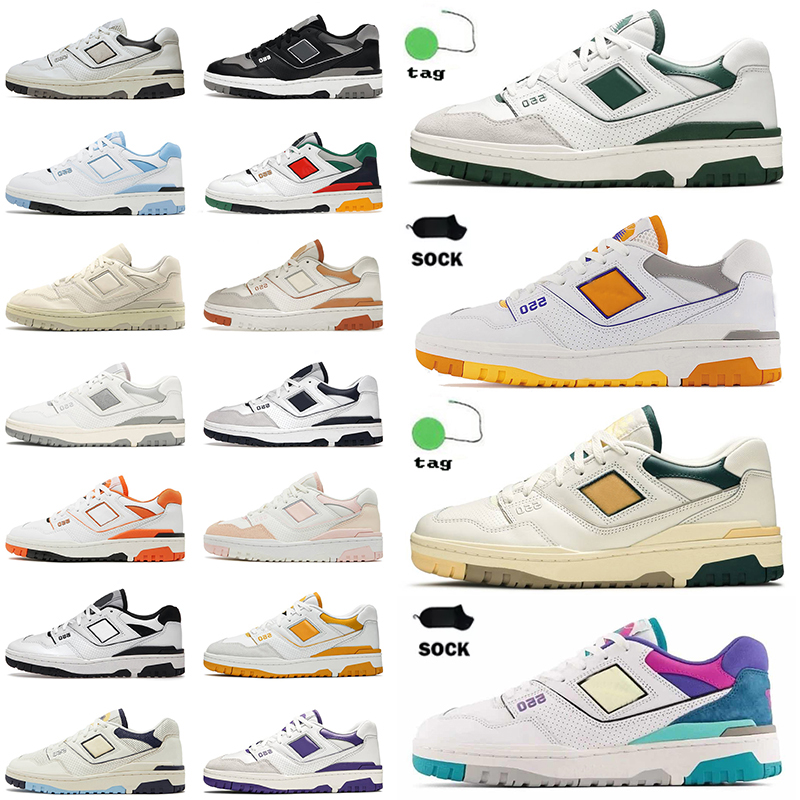 Chaussures Designer Womens Mens B550 550 Plateforme Trainers 2022 NOUVEAUX LAKERS PACK BLANC GREEN AIME LEON DORE RICH PAUL AU LAIT PINK PANDA BB