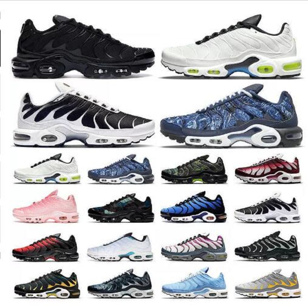 

Eur40--46 TN Plus Running Shoes TNs Mens Triple Black White First Use Neon Grey Reflective Hyper Blue Atlanta Women Breathable Sneakers Trainers, # 19