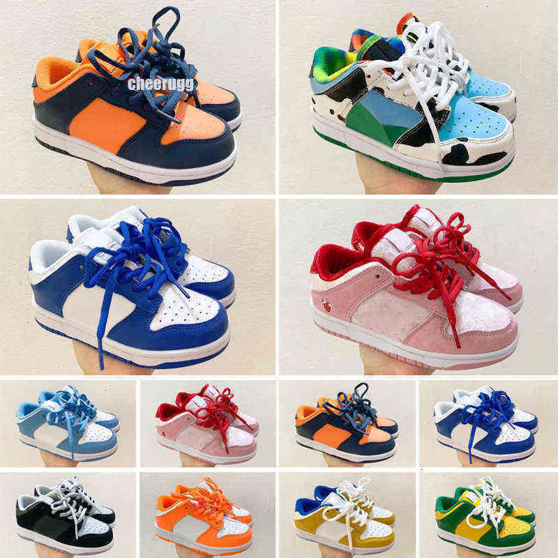 

trendy shoes Kids SB Skateboard Shoes Orange Dairy Cow St. john's Black White Brazil Coast Syracuse Boys girl Toddler Sports Trainer fashion, Color 10