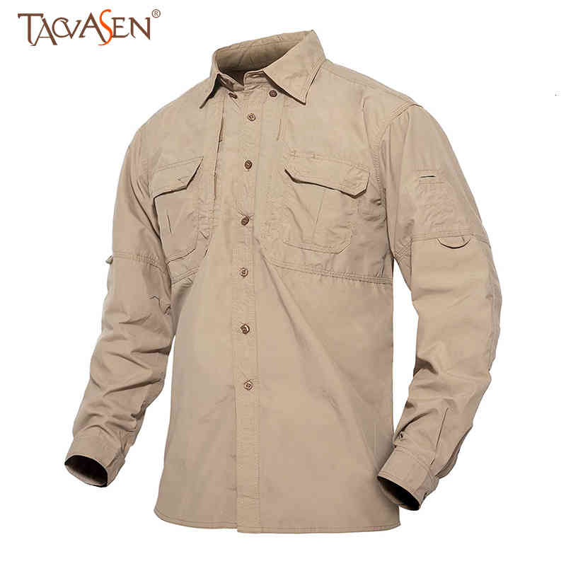 

Clothing T-shirt TACVASEN Men's Quick Dry Long Sleeve Shirts Breathable Lightweight Outdoor Sports Hiking Fishing Cargo Style Work, Black