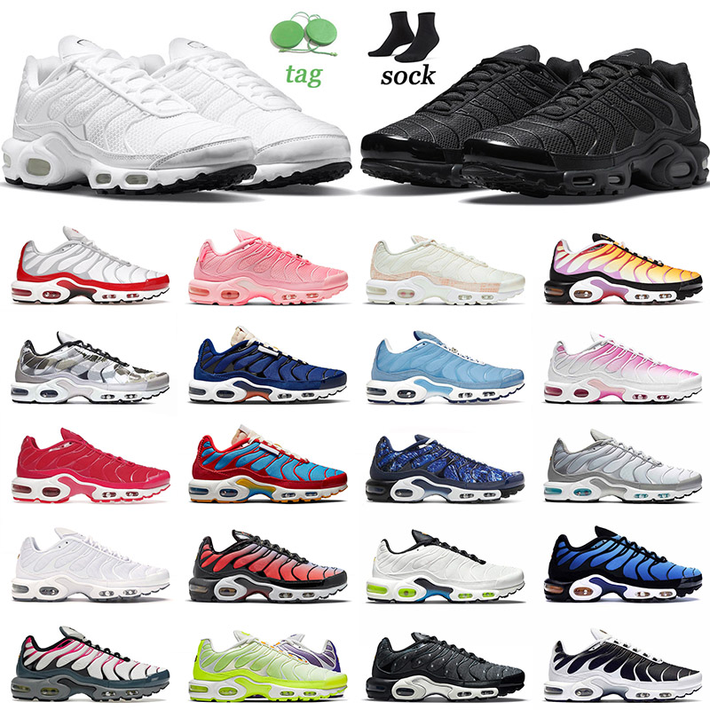 

Classic 2022 Cushion Plus Tn Mens Running Shoes Triple Black White Men Women Pink Snakeskin Sherbert Smoke Grey Oreo Tns Sports Sneakers Trainers 36-46, B71 pink prim 36-40