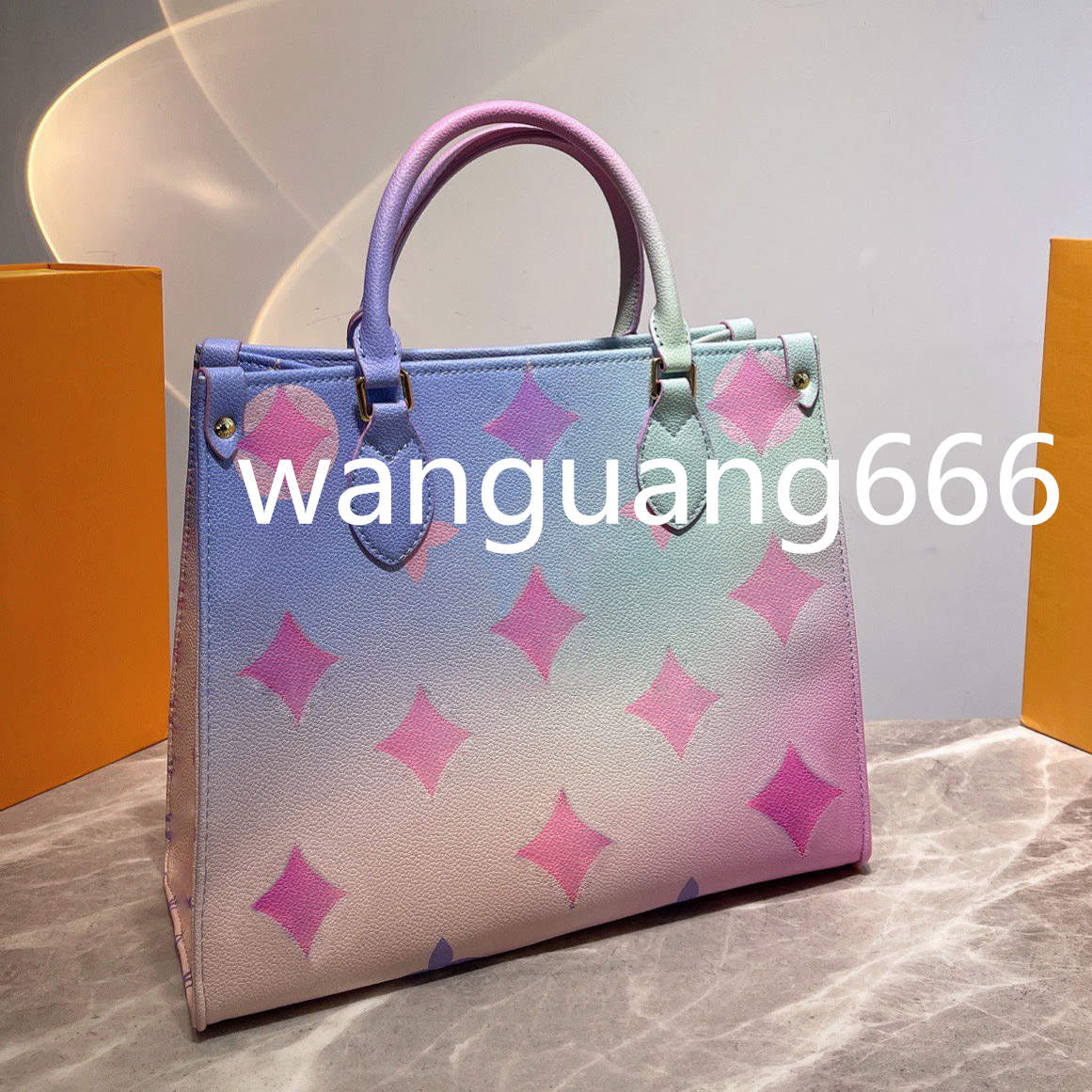 

ONTHEGO luxurys designers Crossbody Bags womens handbags purse tote bag ladies Casual tote leather shoulder tote female Shopping big purse, Brown