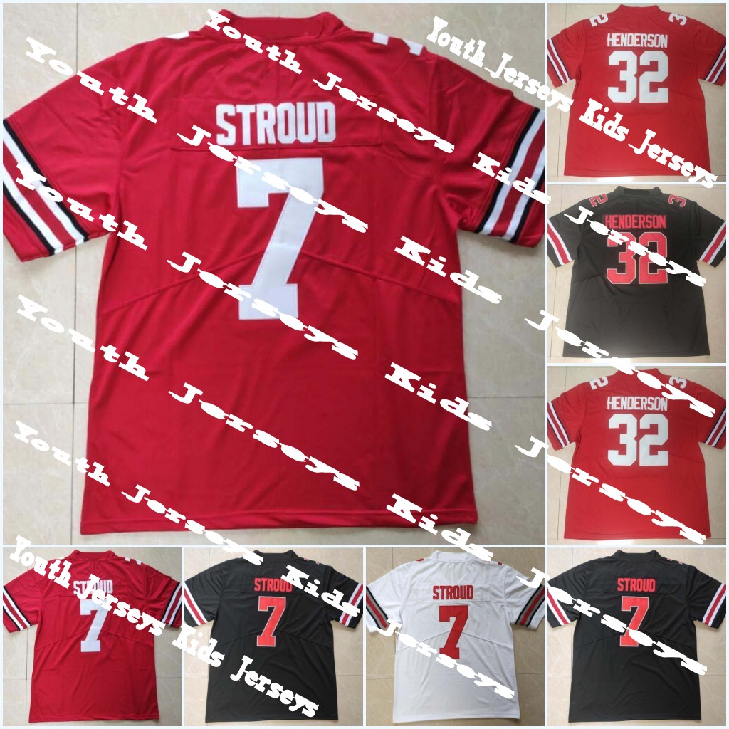 

Youth #32 TreVeyon Henderson Kids #7 C.J. Stroud College #11 Jaxon Smith-Njigba #18 Marvin Harrison Jr. #1 Justin Fields Chase Young #97 Bosa #45 Archie Griffin #41 Keith Byars, White