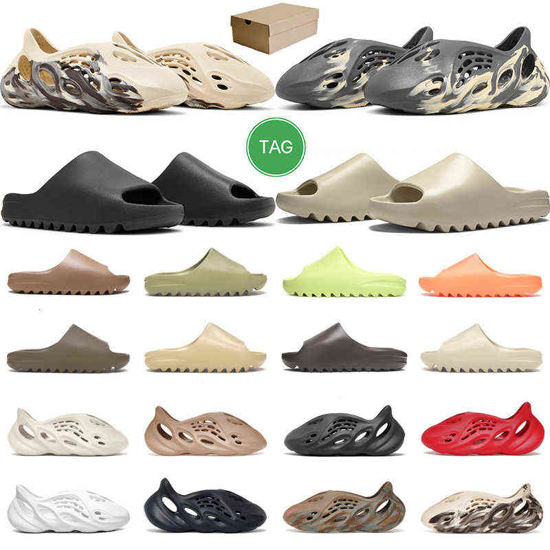 

Designer Slippers Slides Men Women Sandals Onyx Desert Sand Bone Ochre MX Cream Clay MXT Moon Grey Vermillion Outdoor RunnersSlide 36-47