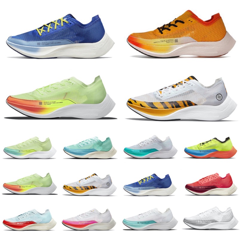 

Zoomx VaporFly NEXT% Men Women Running Shoes Sneaker Aurora Green Brs Tiger Hyper Royal Watermelon Glacier Blue Rawdacious Infrared Mens, Color#14