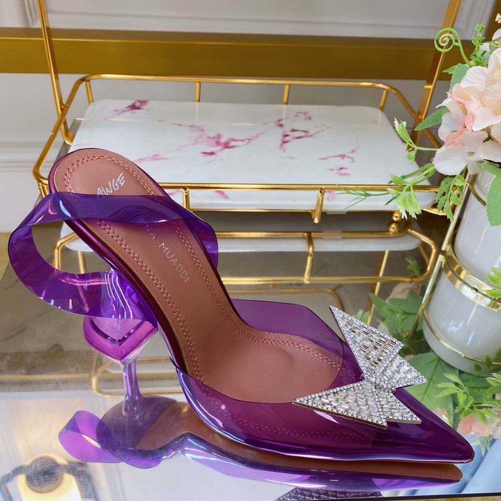 Summer new style Sandal shoes pointed rhinestone bow tie cross strap satin French minority covered head High heel sandals single shoe women 24