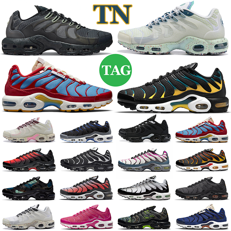 

Terrascape Plus TN Running Shoes TNS Club Teal Yellow Gradients Hot Pink Camo Black Royal Neon Green Women Mens Trainers Sports Sneakers, 36-46 triple white