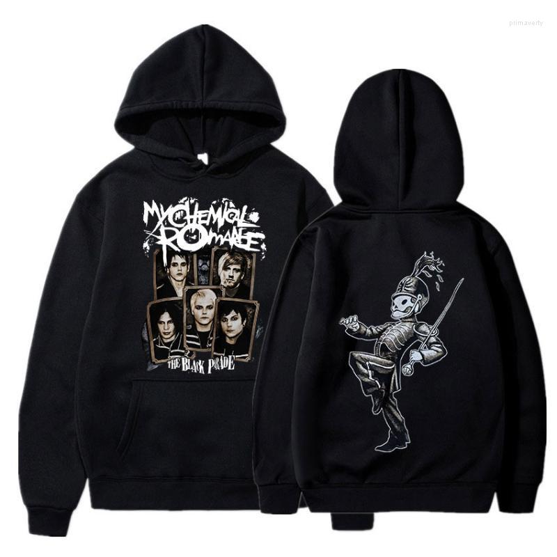 

Men' Hoodies & Sweatshirts My Romance Black Parade Punk Emo Rock Hoodie Fashion Autumn Winter Fleece To Keep Warm PulloverMen' Men'sMen, Red