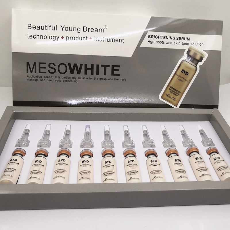 

Korean Cosmetics BB Cream Glow Foundation MesoWhite Brightening Whitening Serum AntiAging Skin Moisturizing Starter Kit 10pcsset, As the pics showed(10pcs/set)