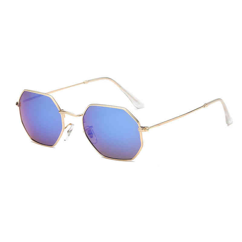 Cycle de Ray designer Luxueux ADita Quay Mode Lunettes de soleil Mode Womans Mens classique Polygone Métal Small Cadre Street Extérieur Street Sh