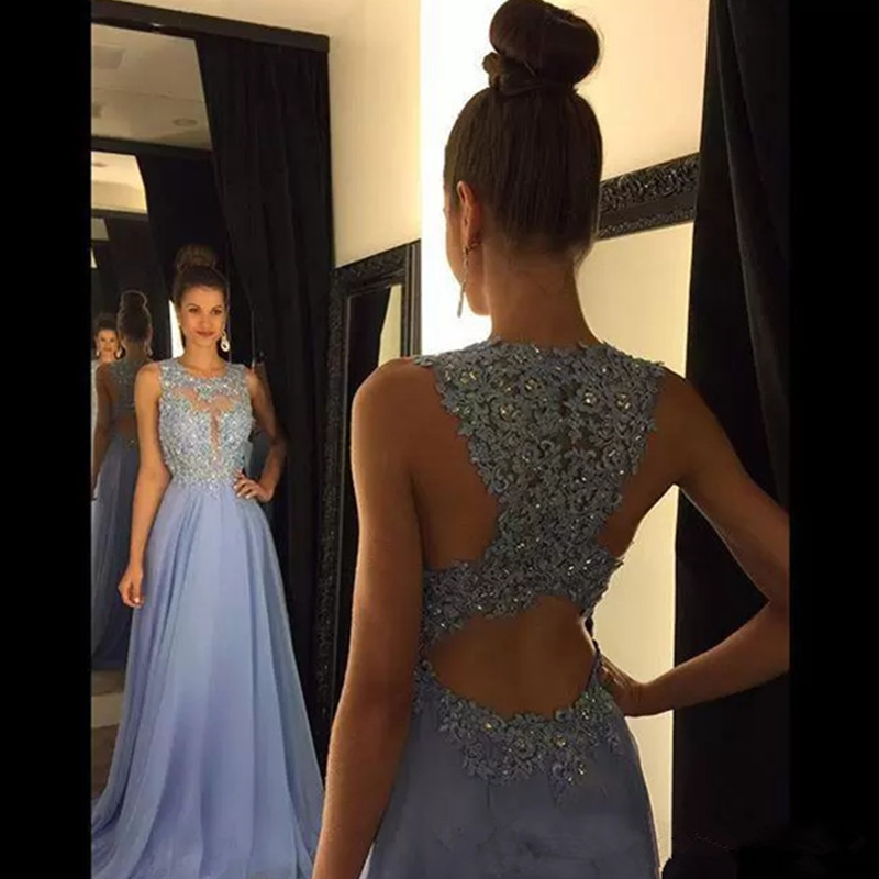 

Hot Lavender Chiffon Lace Beads A Line Prom Dresses Jewel Neck Floor Length Elegant Party Evening Gowns Bridesmaid, Dark red