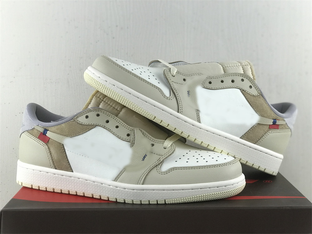 

2022 Fragment 1 Travis Scotts Low OG Reverse Mocha Athletic Shoes Cactus Jack Brown White Men Women Sports Sneakers With Box, #1