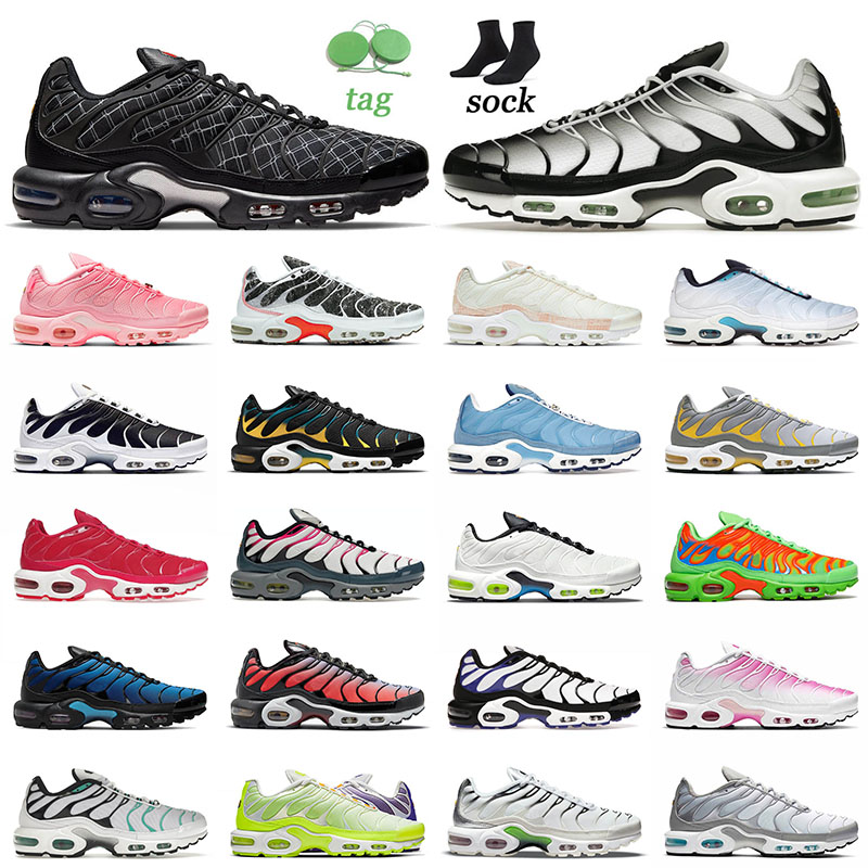 

og tn plus mens women running sports shoes size 12 Black White Mint Green Club Neon Special Mean Green Teal Yellow Pink Prim Trainers Sneakers 36-46, C42 pink snakeskin 36-40