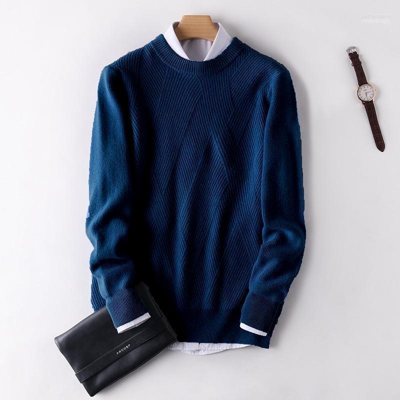 

Men's Sweaters Cashmere Sweater Men 2022 Autumn Winter Jersey Pullover O-neck Knitted Perf22, Fruit green