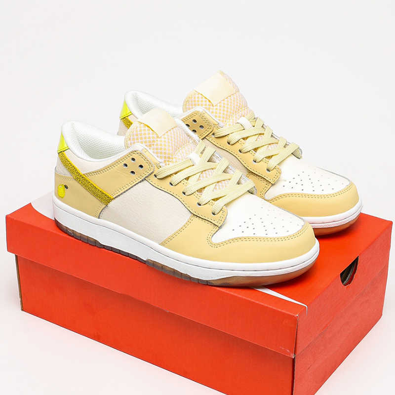 

Top Quality Casual Shoess kateboard shoe Lemon Drop limited edition Designer Independent Brand Women Men High Low Trainer Platform Sneaker, #1
