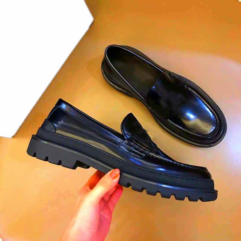 

A1 2021 Men Triple Dandelion Tassel Patent Leather Flat Shoes For Men Leisure Flats Fashion High Top Red Bottom Loafers Party Dress Business, With logo #01