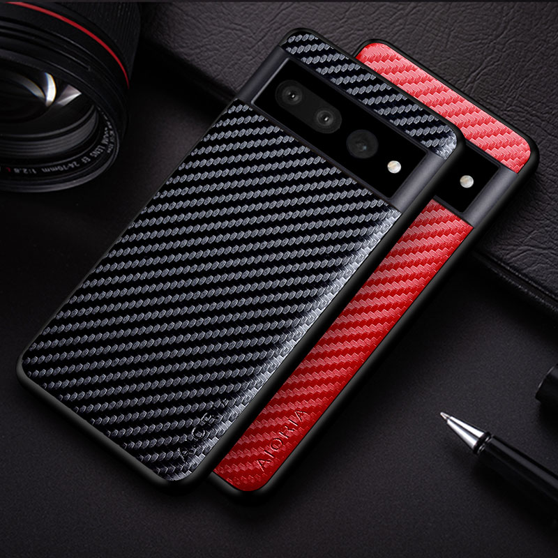 

CaseS for Google Pixel 7 Pro Simple Concise Style Soft Back Cover Coque, Black