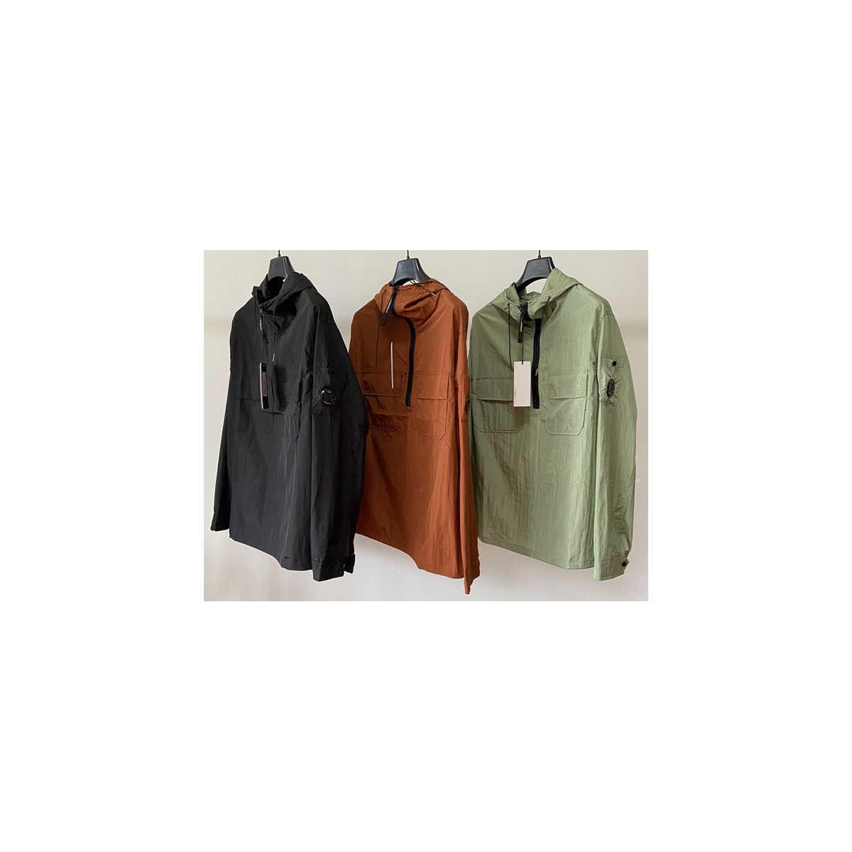 

3 color tactical jacket sets Matel nylon two lens windproof men hoodies removable glasses outdoor windbreaker CR-L Quarter Zip Hoodie size -XXL, Orange