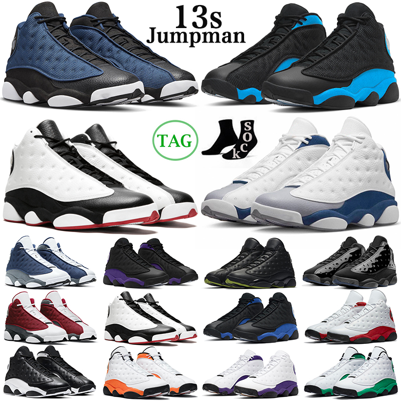 

fashion 13 13s mens basketball shoes University Blue Hyper Royal Red Flint Wolf Grey Brave Blue Obsidian Del Sol men women trainers outdoor womens sneakers, 13s hyper royal