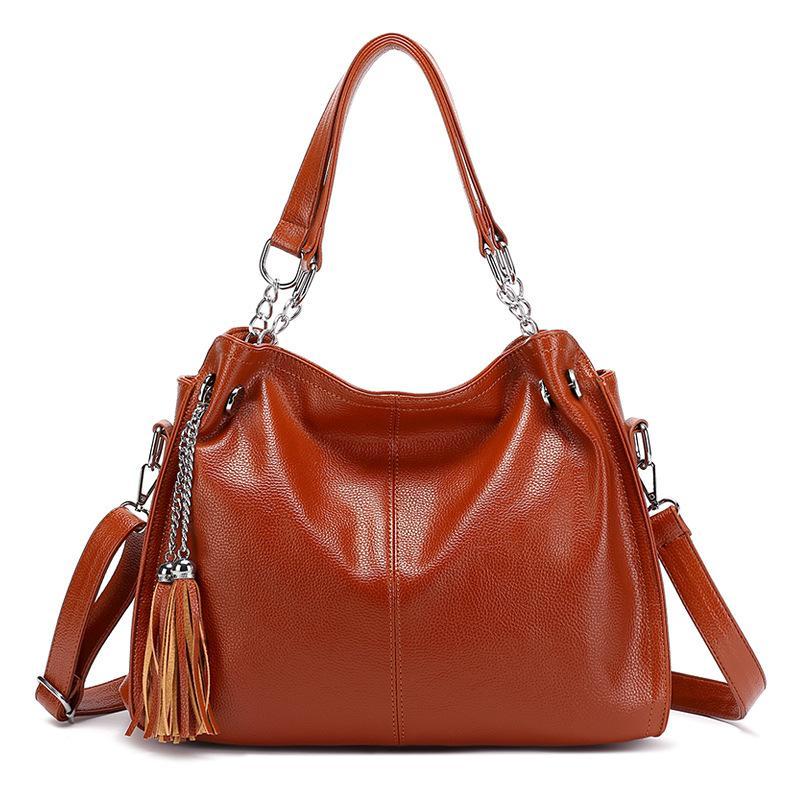 HBP Fashion Large Capacity Causal Sacs à bandoulière sacs à main de créateurs de luxe sacs à main Tassel Shopper Tote couleur rouge 2145345