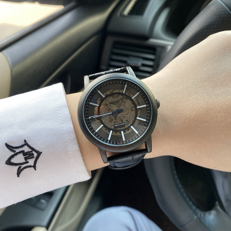 

2023 New luxury mens watches Three stitches 42 mm diameter automatic Mechanical watch high quality European Top luxury brand Wristwatch leather strap