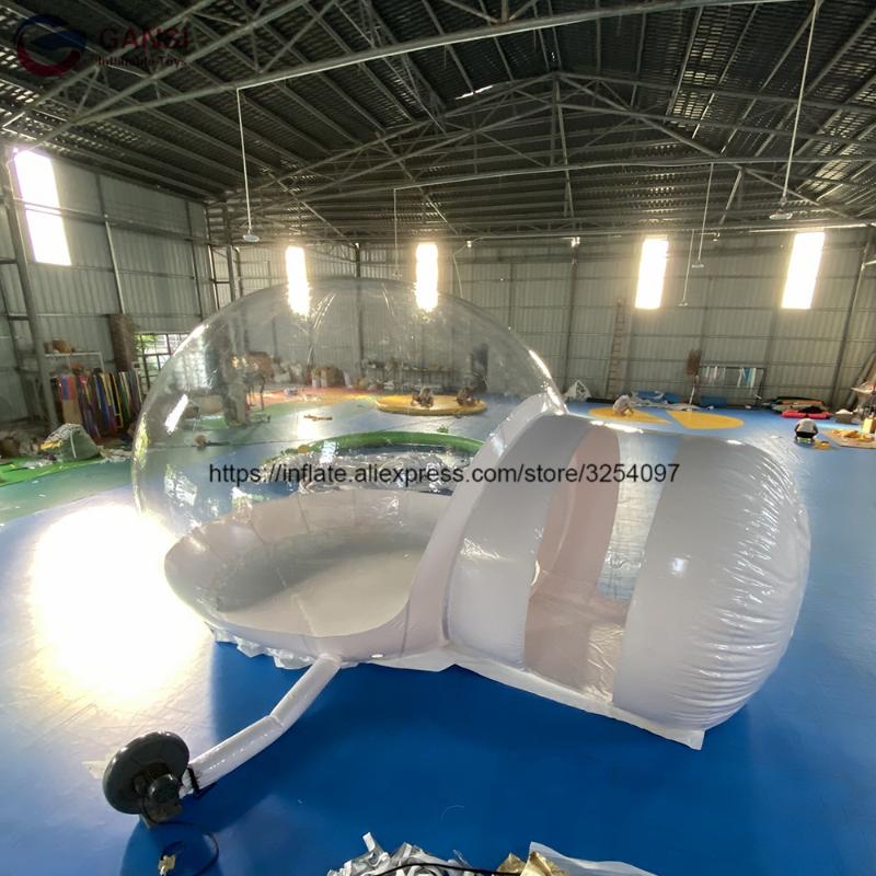 

Tents And Shelters Professional Factory El Inflatable Bubble Room Transparent PVC Dome Tent