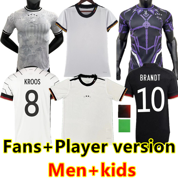 

2022 2023 HUMMELS soccer jersey KROOS GNABRY WERNER DRAXLER REUS MULLER GOTZE Fans Player version women 21 22 23 football shirt germanyS Men kids kit set, 22/23 home