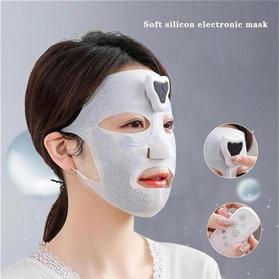 

Electronic facial mask micro-current Face massager usb rechargeable243j2310