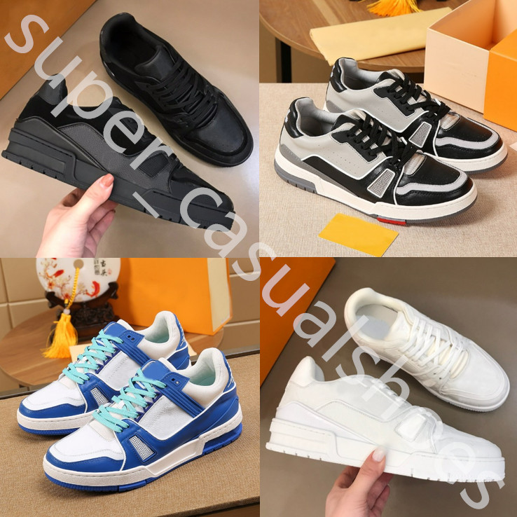 

Designer Shoes Classic Vintage Men Trainers Chaussures Leather Mesh Casual Shoe Designers Sneakers 38-45, 11