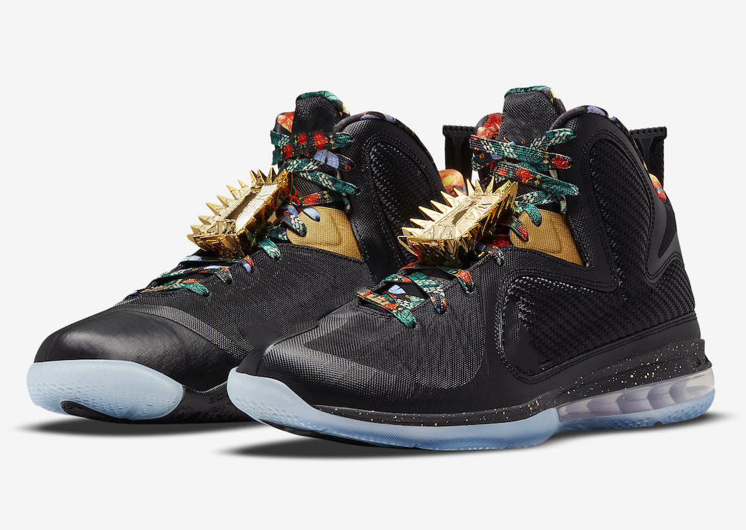 

Lebrons 9 Watch The Throne Men Basketball Shoes With Box High Quality 9S Black Metallic Gold Man Sneakers Sport Shoe Trainners