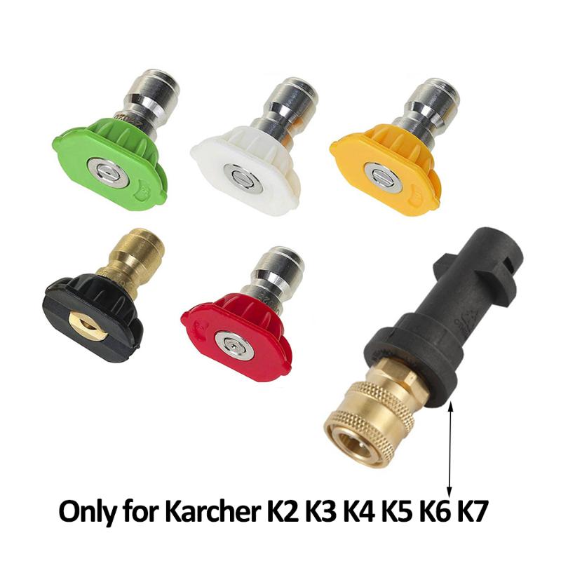 

Water Gun & Snow Foam Lance Compatible Pressure Washer Adapter Only Replacement For Karcher K2 K3 K4 K5 K6 K7 1/4'' Quick ConnectWater