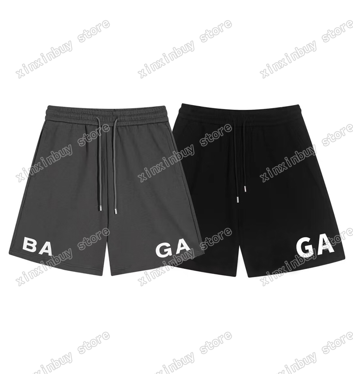 

22ss Mens women designer Shorts pants Paris Letter print hem Men Webbing Trousers gray black xinxinbuy XS-L