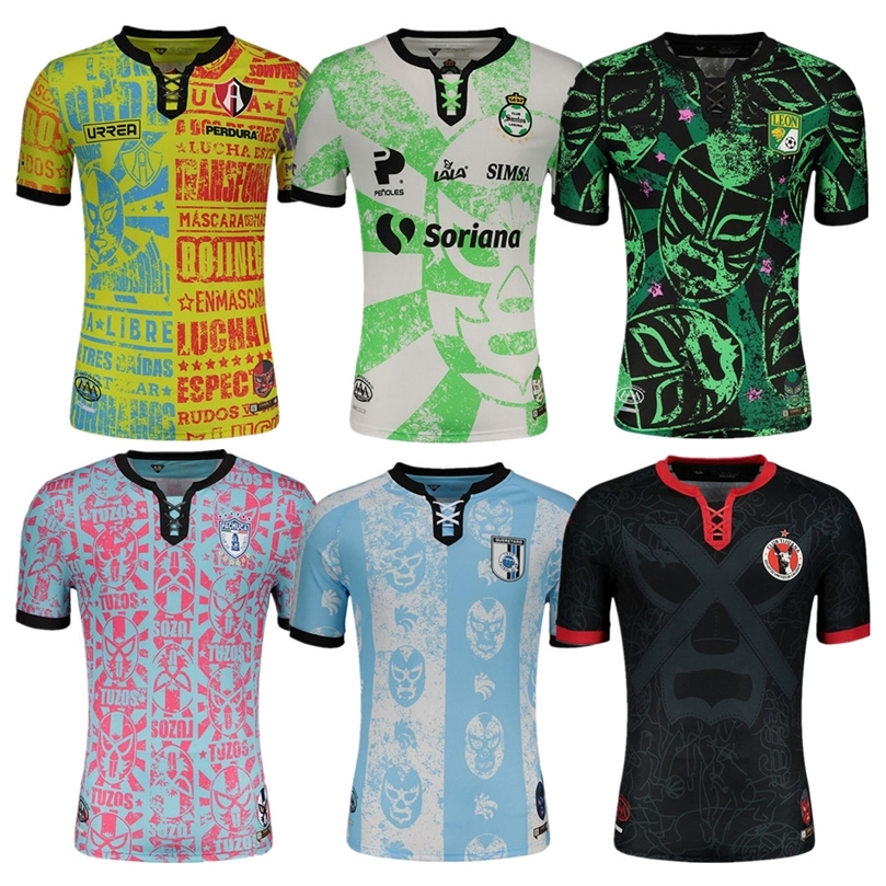 

Liga MX Atlas Santos Laguna lion Pachuca Queretaro Tijuana Jerseys Charly Liga MX third football shirt 220423, No name no number