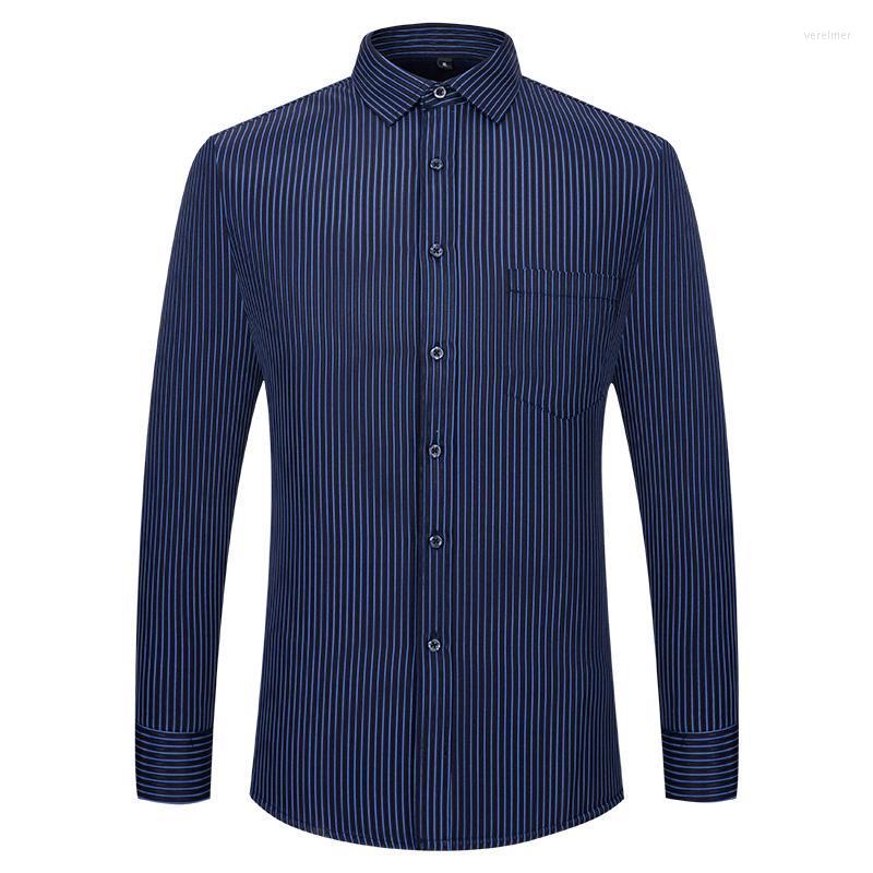 

Men's Dress Shirts Winter Padded Thickened Business Casual Longsleeve Shirt For Men Clothing TartanMen's Vere22, Black