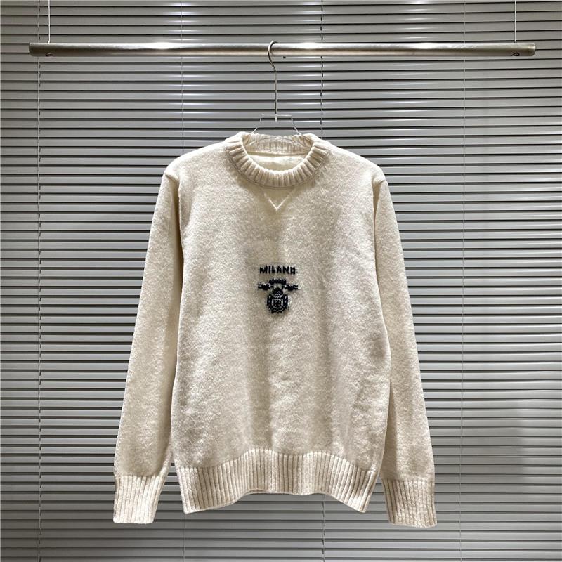 Designer Classique Hommes Prada Chandail Femmes Pull À Capuche Vêtements Hommes Poitrine Lettre Chandails Lettre Imprimer Casual Automne Hiver Mo