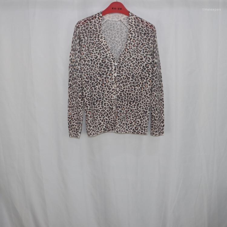 

Women' Knits & Tees Spring Summer Women Knit Sweater Top Linen Leopard Print V-neck Casual Jumper TopWomen' Time22, Pullover top