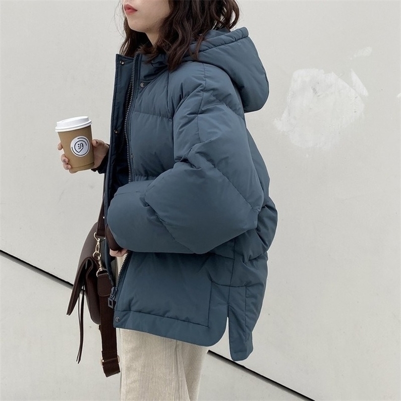 

Parka Women Winter Jacket Women Coats Hooded Down Cotton Coats Female Parka Thick Oversize Padded Lining Winter Female 201127, Avocado green