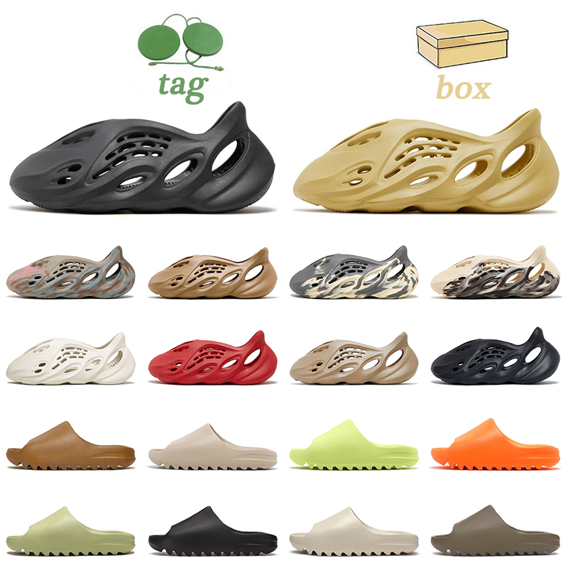 

2022 Onyx Sulfur EVA Sandals Big Size 47 Womens Mens Slippers Designer Foam Slides Cream Clay Moon Grey Ararat Ochre Pure Resin Mist Runr Sneakers Beach Shoes Runners, A17 graffiti 36-45