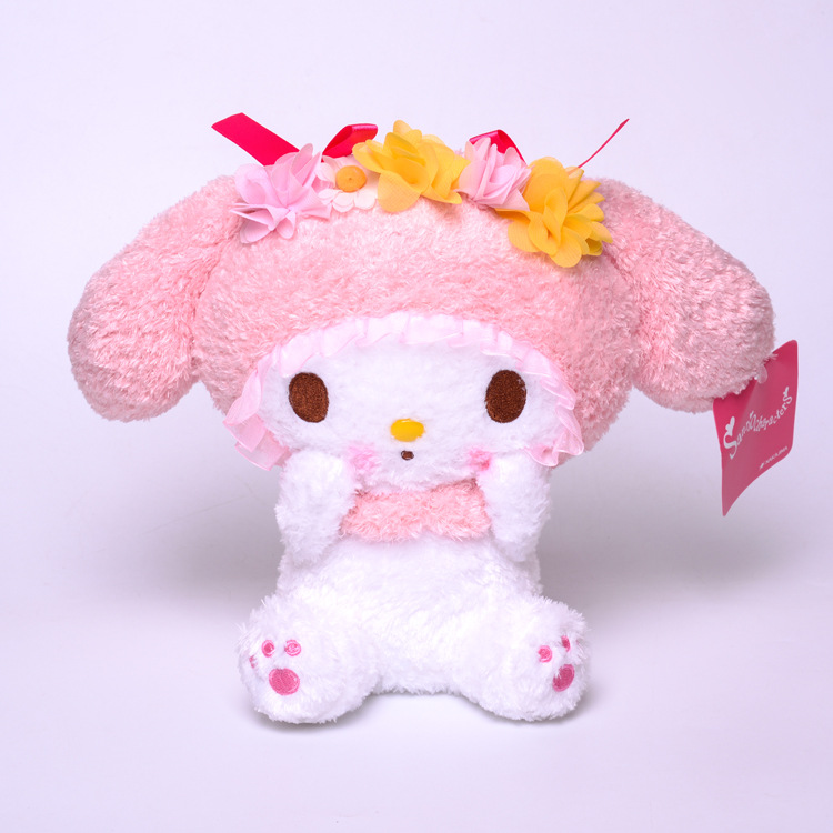 

2022 Stuffed Animals 20cm retail Cartoon plush toys Lovely super soft crystal fabric kuromi dolls, As shown