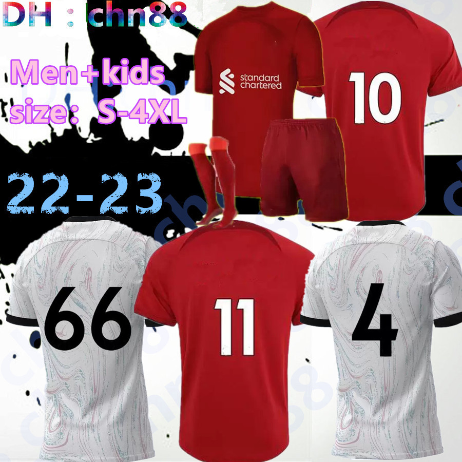 

XXXL 4XL 2022 2023 soccer jerseys fans version LUIS DIAZ 22 23 club football shirt ALEXANDER-ARNOLD jersey Camisa de futebol Men kids kit bl, 22-23 away