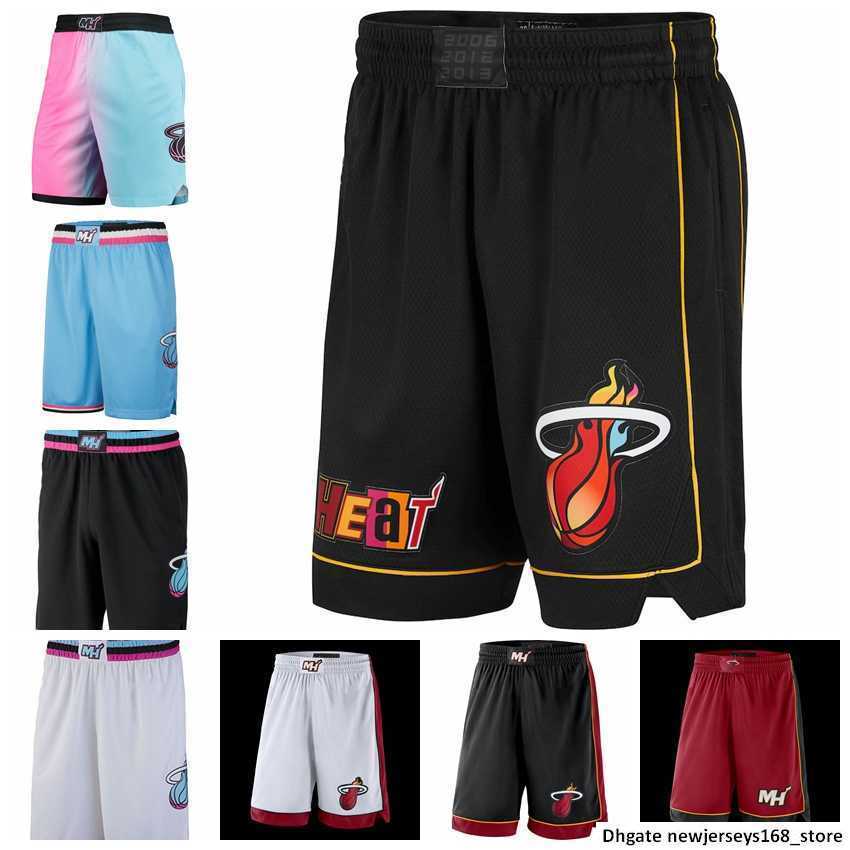 

2022 Printed Miami Swingman Pants Basketball Shorts Heats Performance Black, 11