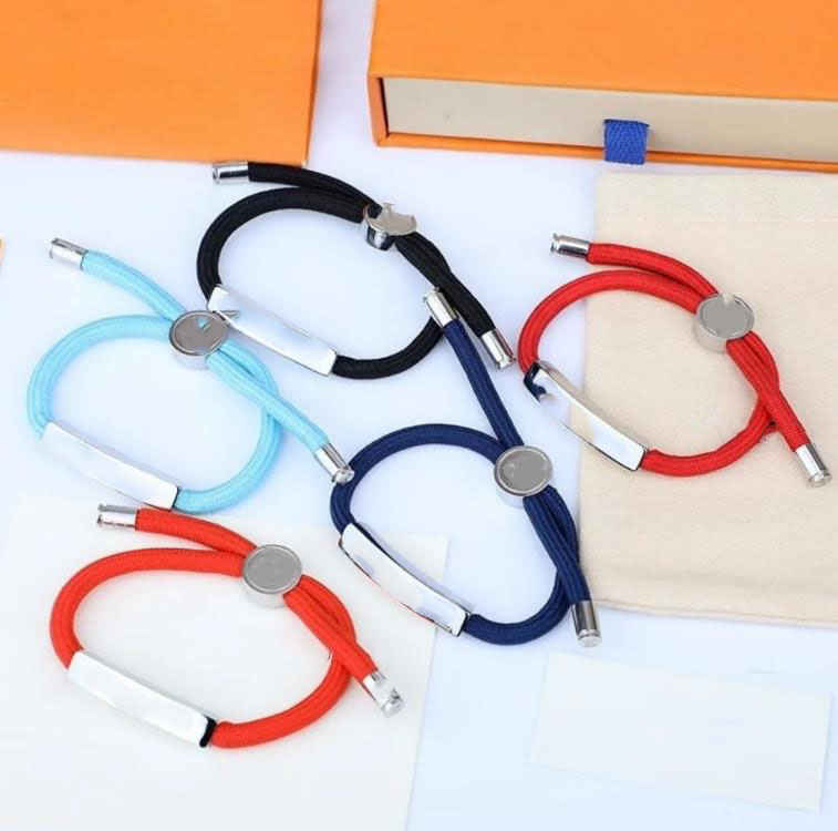 

Hand rope bracelet designer charms love bracelet luxury bangles cjeweler bijoux for mens womens -1