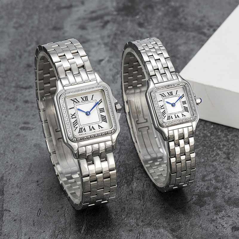 

Fashion couple watches are made of high quality imported stainless steel quartz ladies elegant noble diamond table 50 meters waterproof deasiner watch